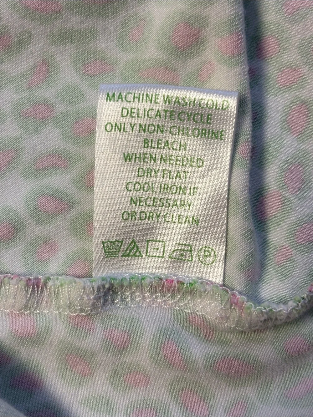 Lilly Pulitzer Green and Pink Printed Wrap-Style Women’s Dress Sz/10